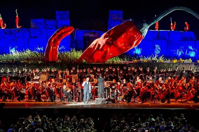 Andrea Bocelli concert LAJATICO Limousine Service from Florence - Arriving close to your concert seats
