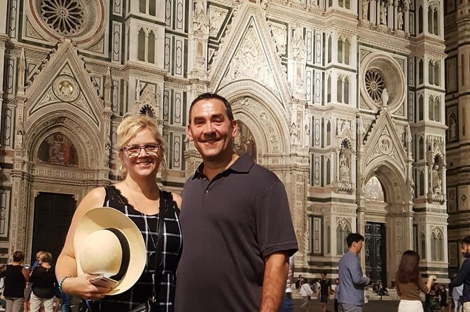 Best of Florence Tour by Night - Santa Croce begins the story