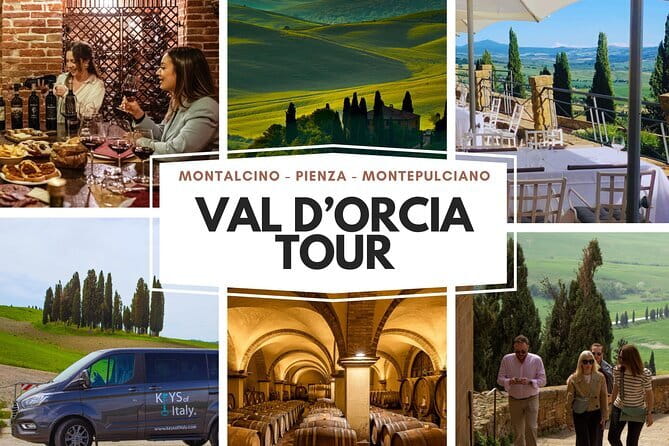 Best of Tuscany: Full Day Private Tour to Val D'Orcia - Montalcino: medieval walls and Brunello country