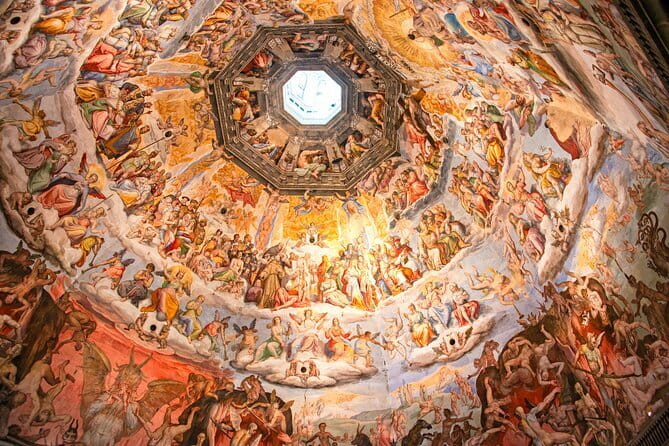 Brunelleschi's Dome Climb VIP Guided Tour - The Last Judgment fresco from inside the dome