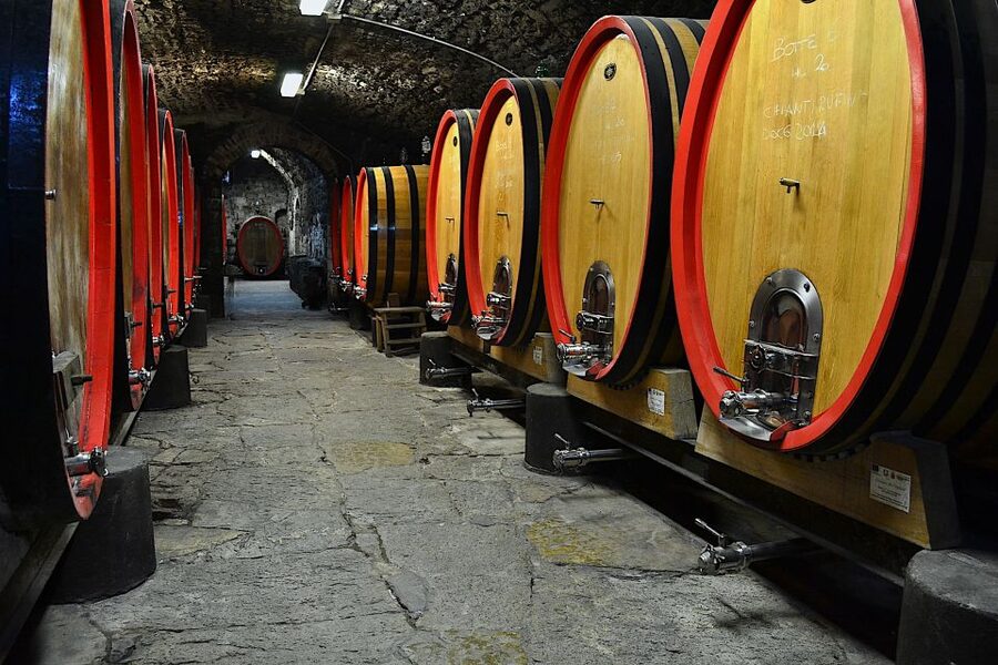 Chianti Rufina: Wine Tour in Castle & Historical Villa - The first estate and its cellar visit