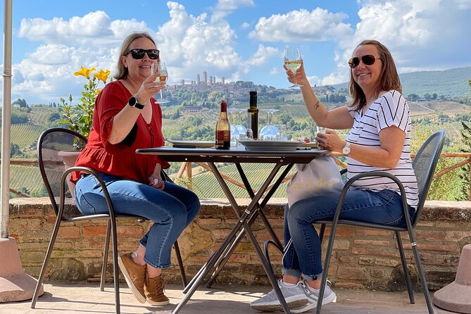 Chianti Wine Tour in Tuscany from Florence - First winery stop: wine, olive oil, and food