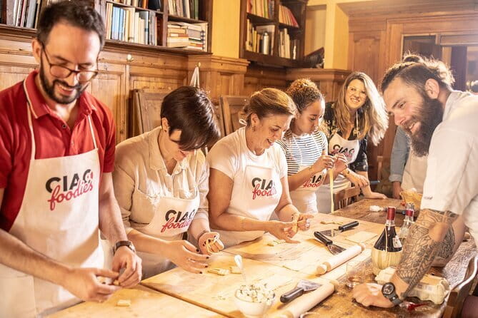 Cooking Art Brunelleschi with Unlimited Wine - Eating what you made, with Tuscan wine