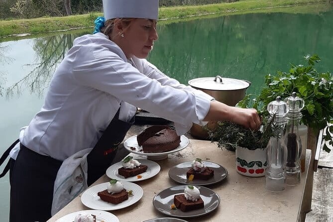 Cooking Class with Fire - Working with Mario at the cooking table