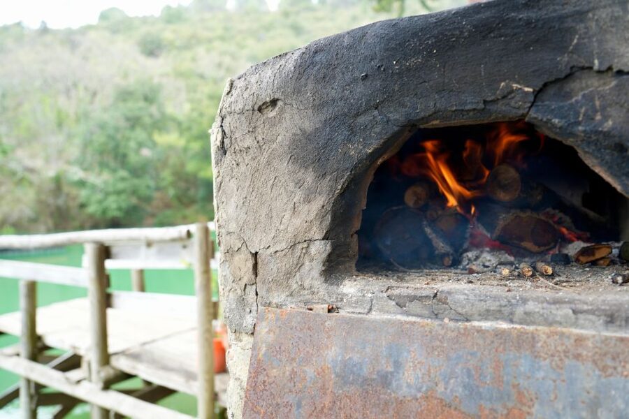 cooking pasta class - A wood-fire kitchen in the hills of Florence