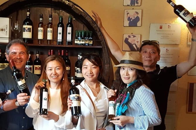 Discover Chianti Through its Wines - The three red wines at the tasting table