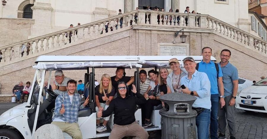 Discover Florence with a Semi-Private Golf Cart Tour - Passing the Uffizi Gallery and Florence’s artistic center