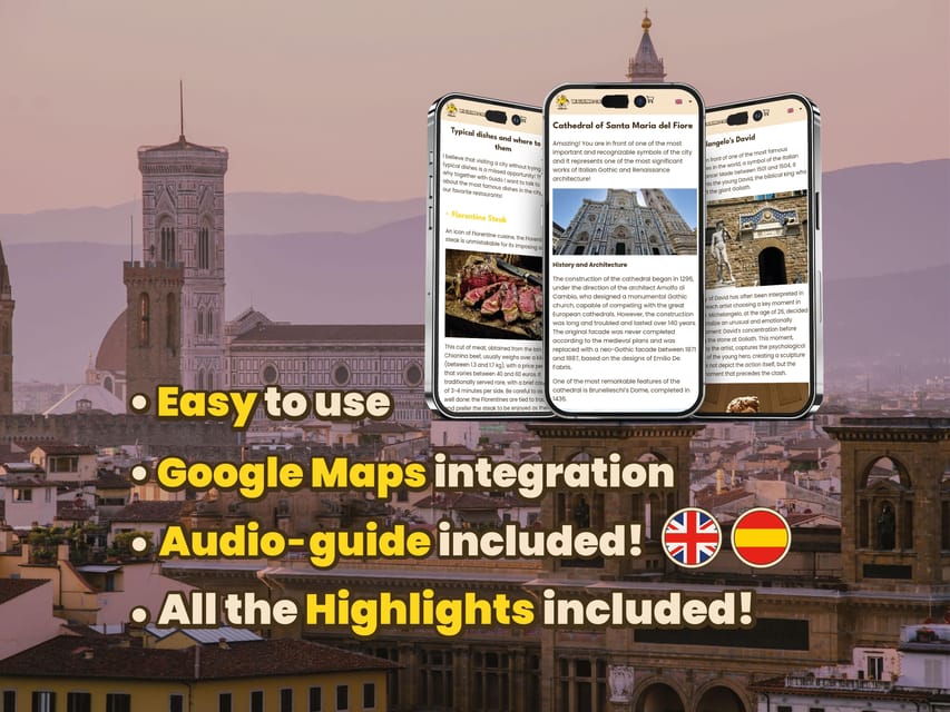 Firenze: Digital Guide made by a Local for your walking tour - Monuments at your own pace