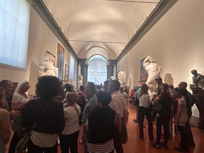 Florence: Accademia and David Entrance Ticket with a Host - Seeing David in the Accademia’s Main Hall