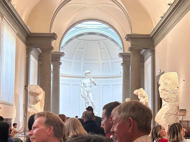 Florence: Accademia and David Entrance Ticket with a Host - Medieval Altarpieces on the Upper Floor