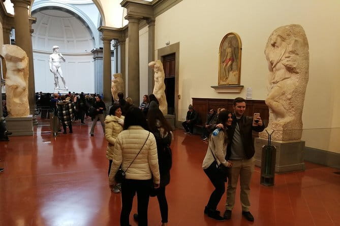 Florence Accademia Gallery: All Michelangelo's Masterpieces Guided Tour - Entering the Accademia with a small group