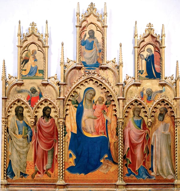 Florence: Accademia Reserved Time Ticket with Free E-Book - Paintings from the 13th to the 16th centuries