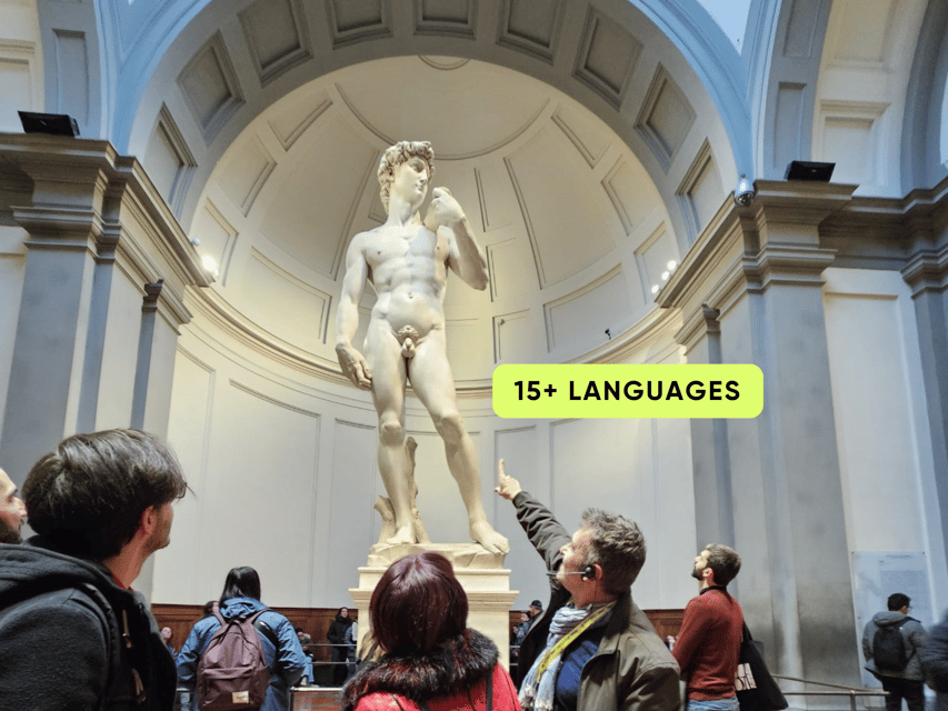 Florence: Accademia Ticket & Audio Guided Tour with Host - Michelangelo’s David in the Tribune