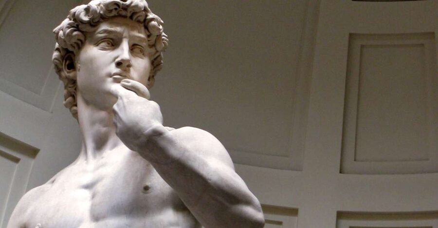 Florence: Accademia, Uffizi, and City Center Walking Tour - The walk between the museums