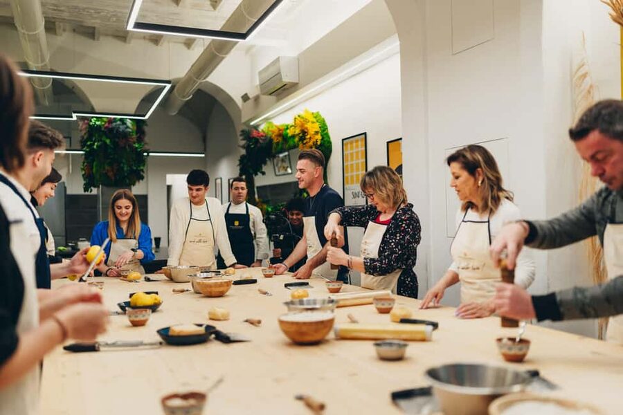 Florence: Art of Pasta Cooking Workshop with Food and Wine - Making pasta instead of watching a demonstration