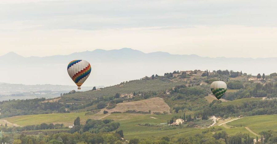 Florence: Balloon Flight Over Tuscany - One Hour Above San Casciano
