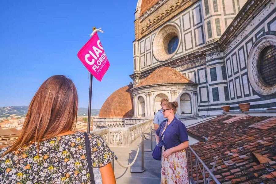 Florence: Cathedral, Dome and Terraces Guided Tour - The restoration room and old façade statues