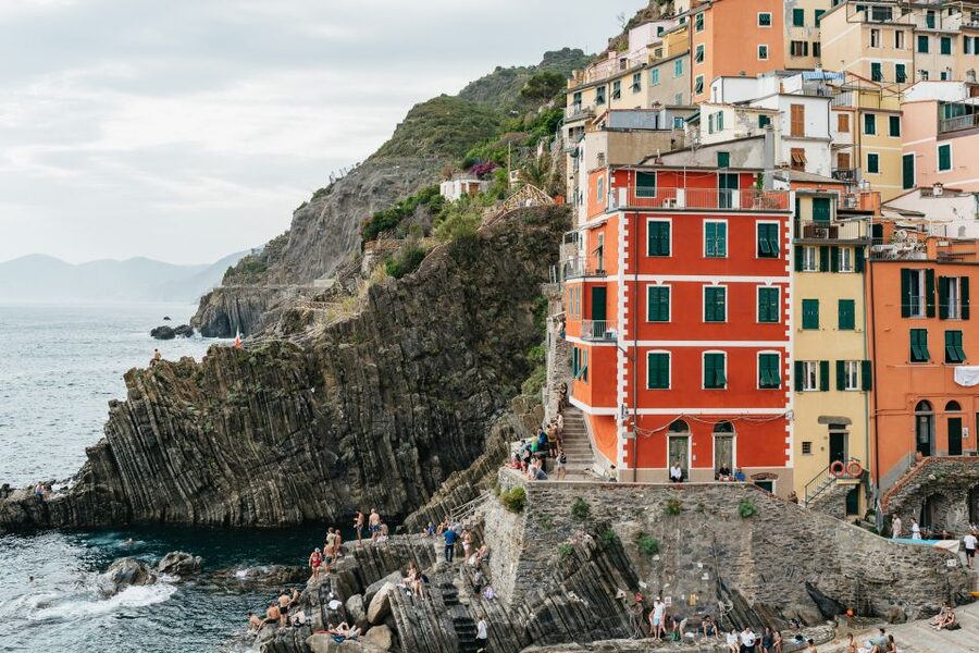 Florence: Cinque Terre Day Trip with Optional Hike - The boat ride and Riomaggiore from the water