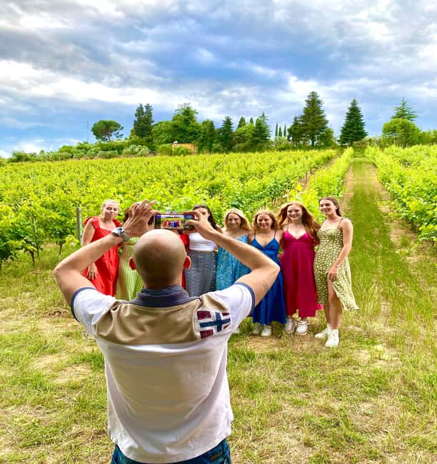 Florence: Countryside Tour with Wine Tasting & Pasta Class - Walking through vines, olive trees, and the botanical garden