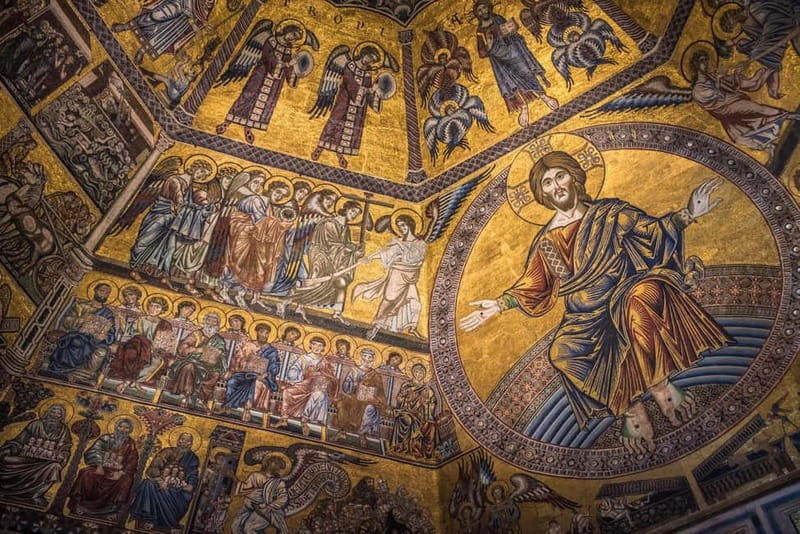 Florence Duomo Square Guided Walking Tour with Entry Tickets - Entering the Baptistery through the Gates of Paradise