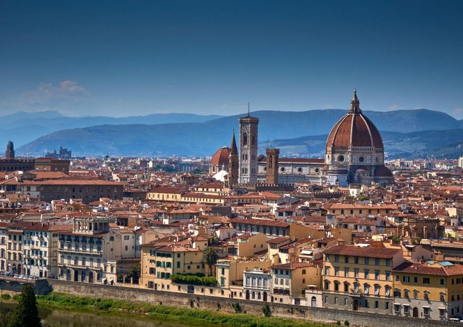 Florence E-Bike tour: Piazzale Michelangelo, Hills & Gelato - San Miniato al Monte and the quieter hilltop