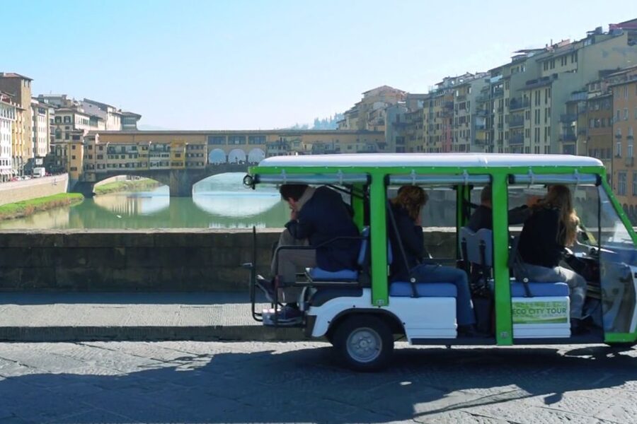 Florence: Eco-Friendly Golf Cart City Tour with Audio Guide - Audio guide or local conversation?