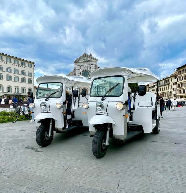 Florence: Eco Golf Car & e Tuk Tuk City Tour - The Duomo and Florence’s central squares