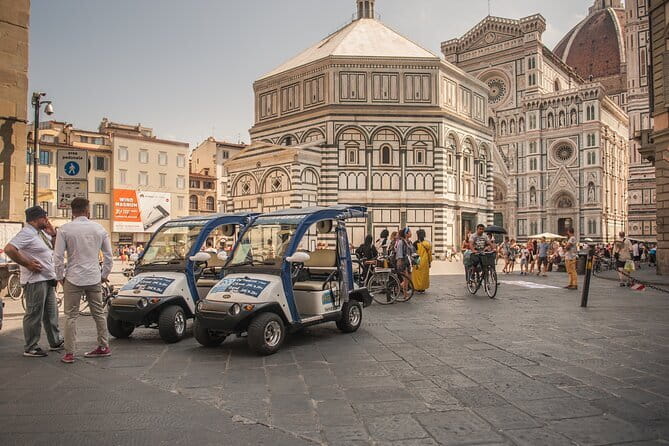 Florence Eco Tour by Electric Golf Cart - Santa Croce and the National Central Library