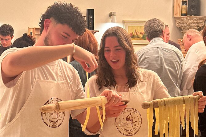 Florence: Flambé Cheese Wheel Truffle Pasta Class & Tiramisù - A Florence cooking class with a fiery finish
