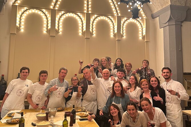 Florence: Flambé Cheese Wheel Truffle Pasta Class & Tiramisù - The flambé cheese wheel and shared dinner