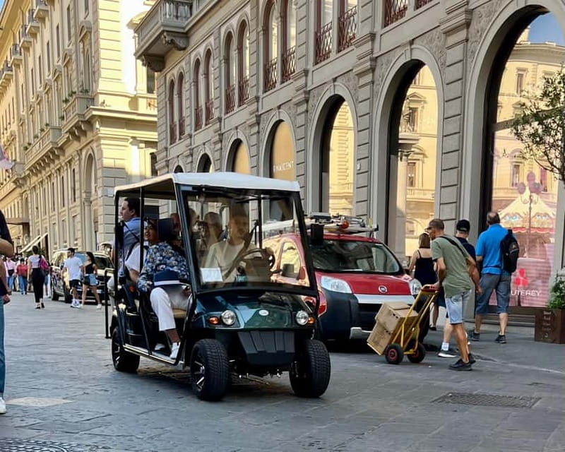 Florence Golf Cart Tour City Center & Piazzale Michelangelo - Key points to know before booking