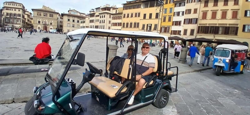 Florence Golf Cart Tour City Center & Piazzale Michelangelo - Starting at five useful Florence locations