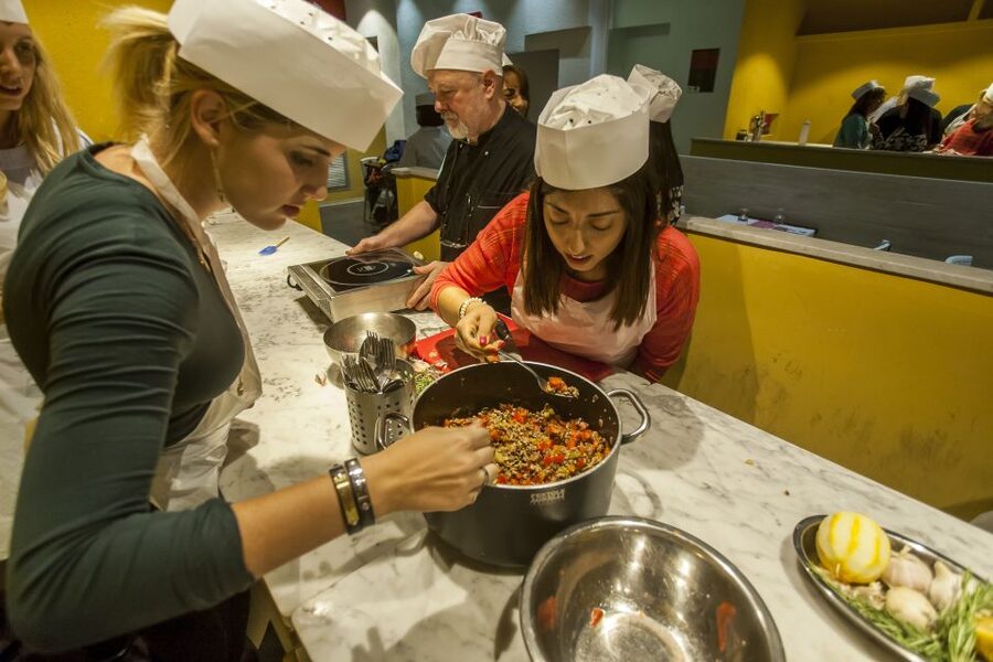 Florence: Market to Table Cooking Lesson - Sitting down to eat your own Tuscan lunch