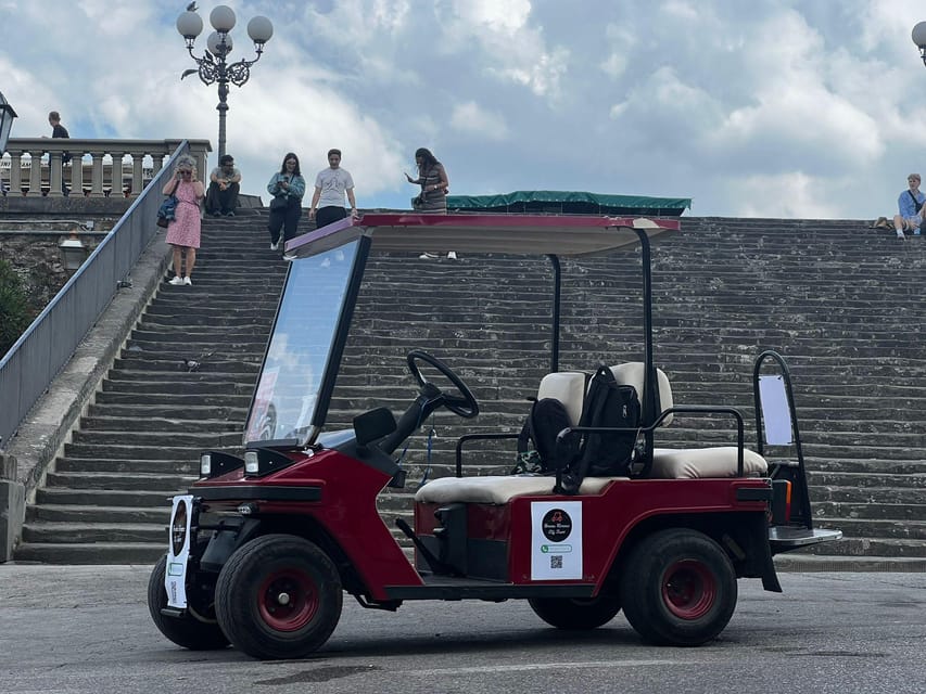 Florence: Michelangelo Hill Panoramic Tour with Food Tasting - Piazzale Michelangelo and the classic Florence view
