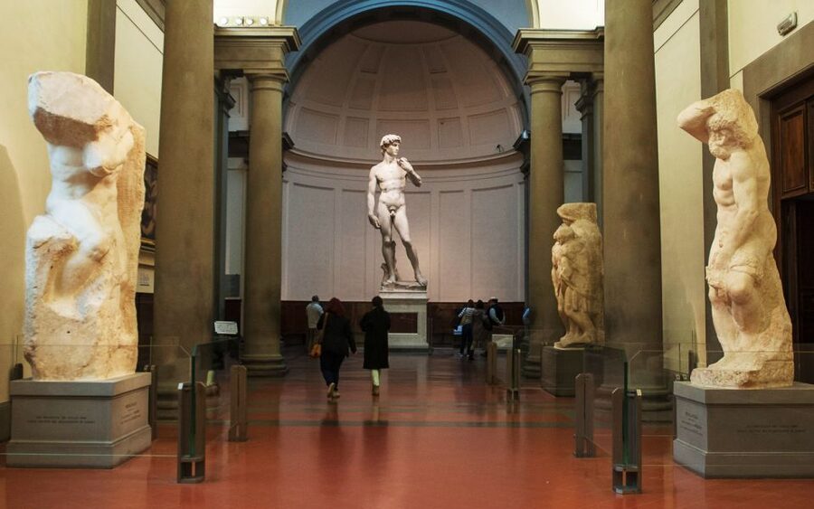 Florence: Michelangelo’s David & A Sip Through a Wine Window - Ending at Mercato Centrale