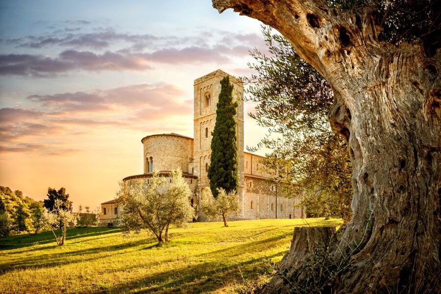 Florence: Monteriggioni & Val d'Orcia Optional Wine Tasting - The Val d’Orcia from the bus window