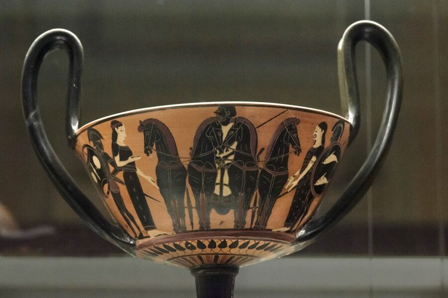 Florence: National Archeological Museum of Florence - The François Vase and its mythological scenes