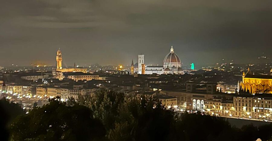 Florence : Painting and Wine - Painting Florence instead of only photographing it