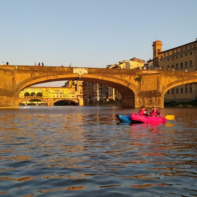 Florence: Ponte Vecchio and City Sights Guided Kayak Cruise - The Uffizi, National Library, and Florence from water level