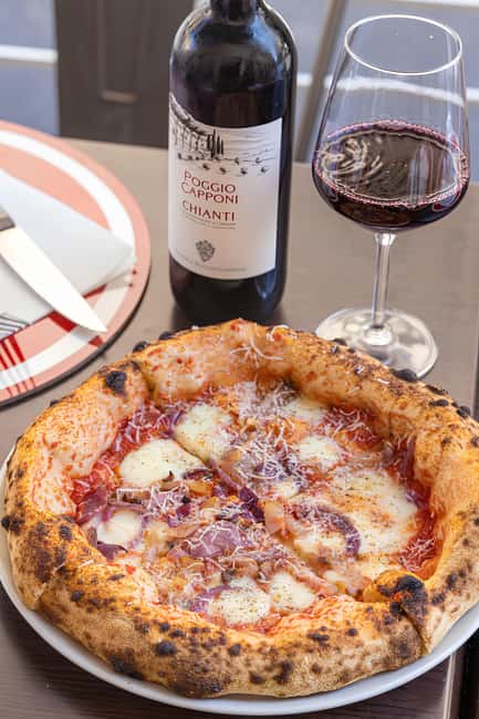 Florence: Private Pizza Making Class with Wine Tasting - Mixing dough by hand and with the mixer
