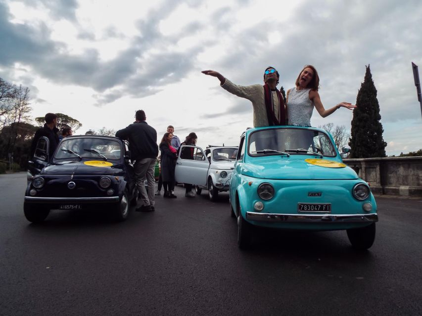 Florence: Private Vintage Fiat500 Countryside & Winery Lunch - Key points at a glance