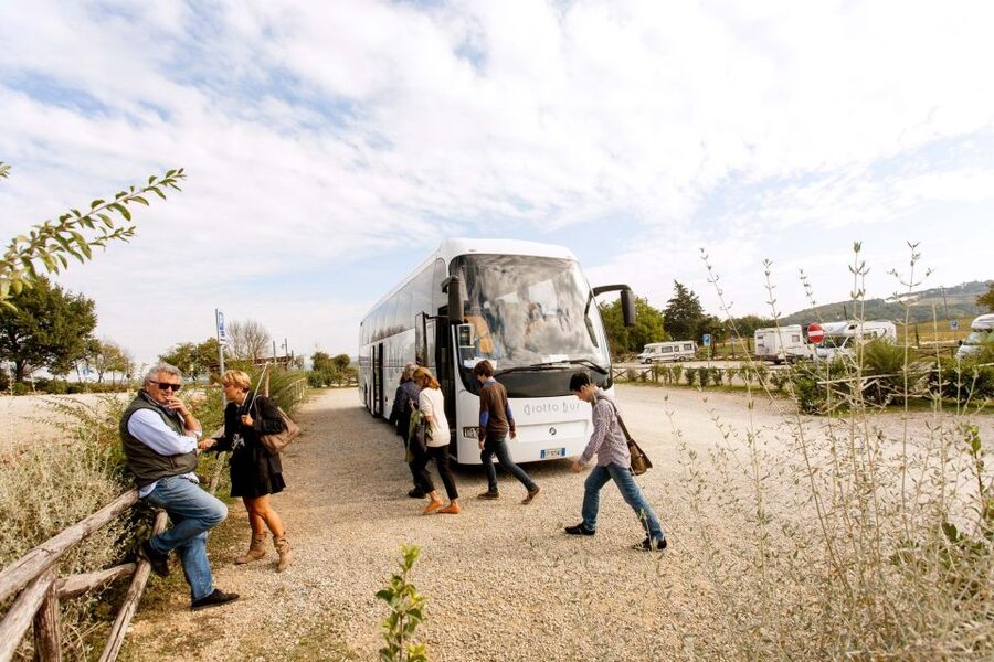 Florence: Siena, San Gimignano & Monteriggioni with Tasting - Transport, group size, and the pace of the day