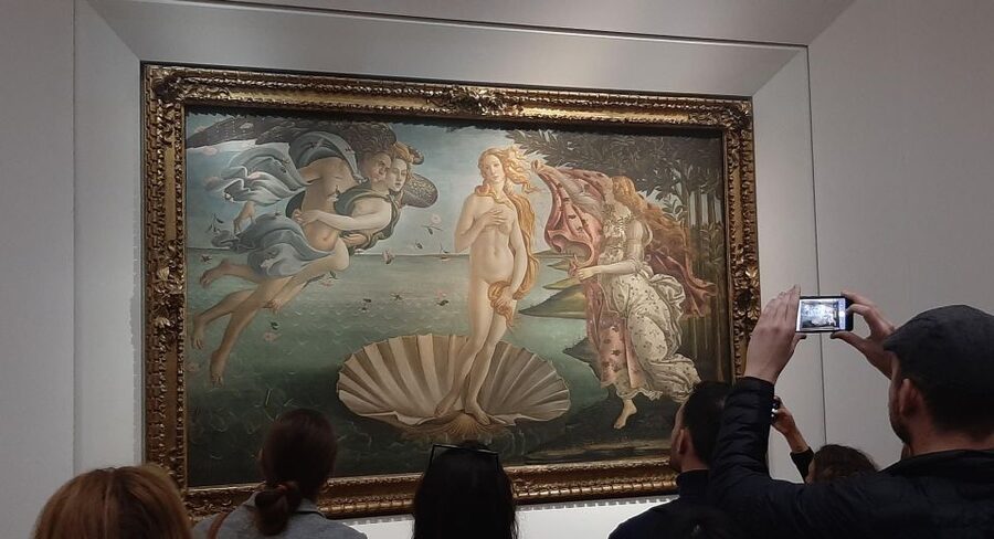 Florence: Skip-the-Line Tour of Uffizi & Accademia Galleries - Finishing above the city at the Uffizi Terrace