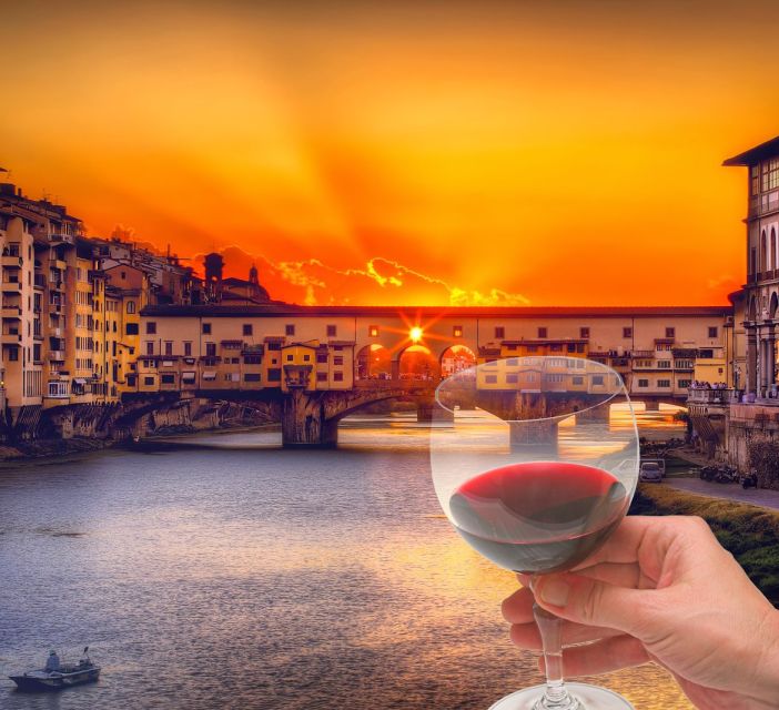 Florence: Sunset Sightseeing Tour and Wine Tasting - Meeting beneath Cellini on Ponte Vecchio