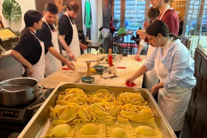 Florence: Tiramisu & Pasta Cooking Class with Unlimited Wine - Price and value at $51.61