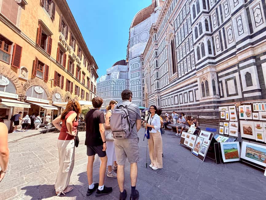 Florence: Uffizi & Accademia Small Group Walking Tour - Piazza della Signoria and Florence outdoors