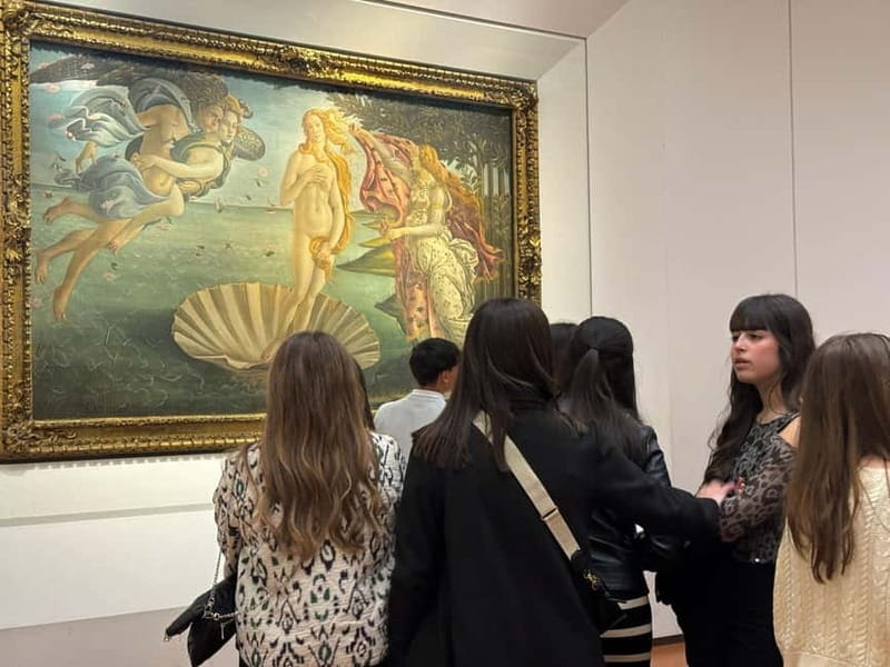 Florence: Uffizi Skip-the-Line Ticket & Digital Audio Guide - Meeting the Host by Leonardo’s Statue
