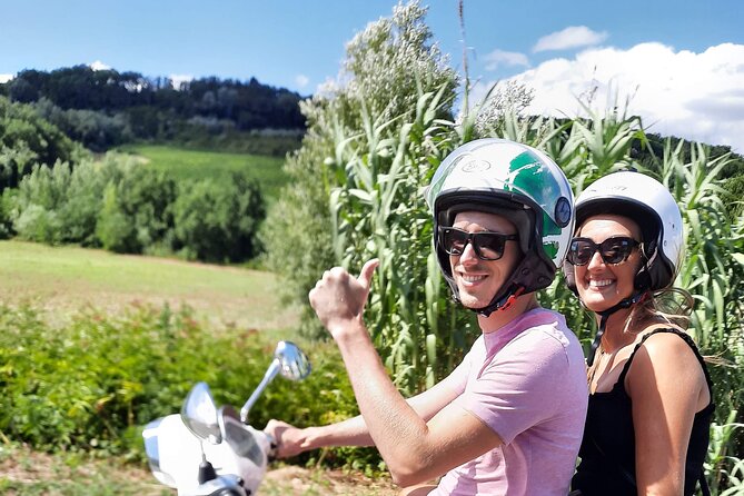 Florence Vespa Tour as a Passenger, max 6 people + Wine Window! - Fiesole brings the hills into the picture