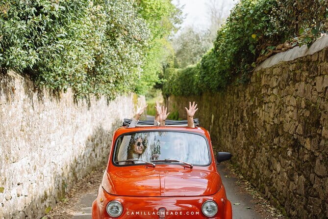 Florence Vintage Fiat 500 Tour with Wine Tasting at Farm - Two hours, with a lot packed in