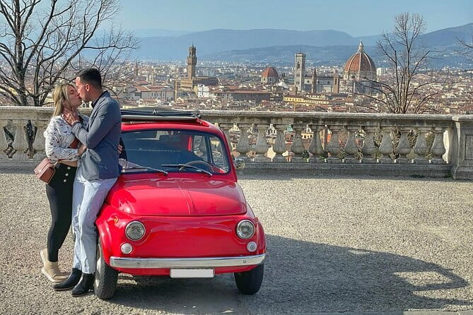 Florence Vintage Fiat 500 Tour with Wine Tasting at Farm - Into the Tuscan hills with a local driver
